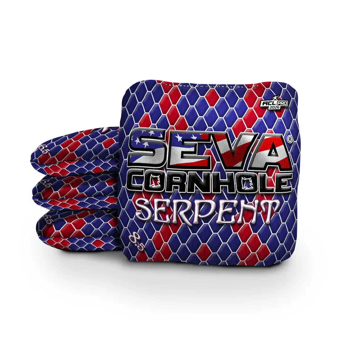 SEVA Cornhole - Serpent - Scales - Set of 4 Bags