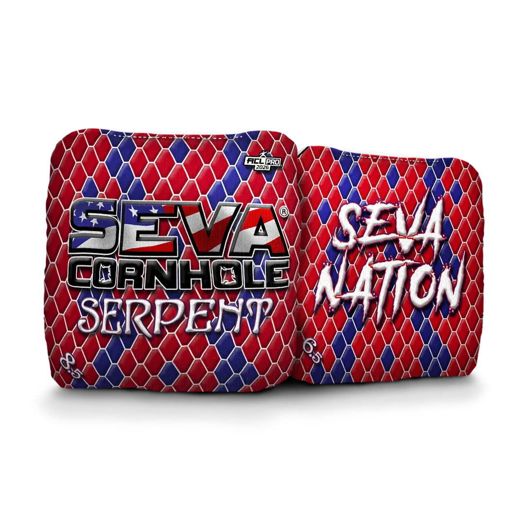 SEVA Cornhole - Serpent - Scales - Set of 4 Bags
