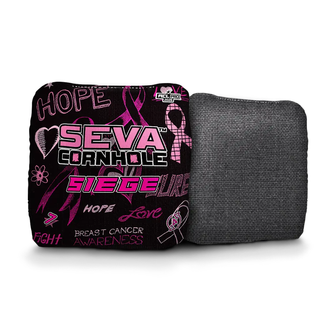 SEVA Cornhole - Breast Cancer Awareness Special Edition - Set of 4 Cornhole bags