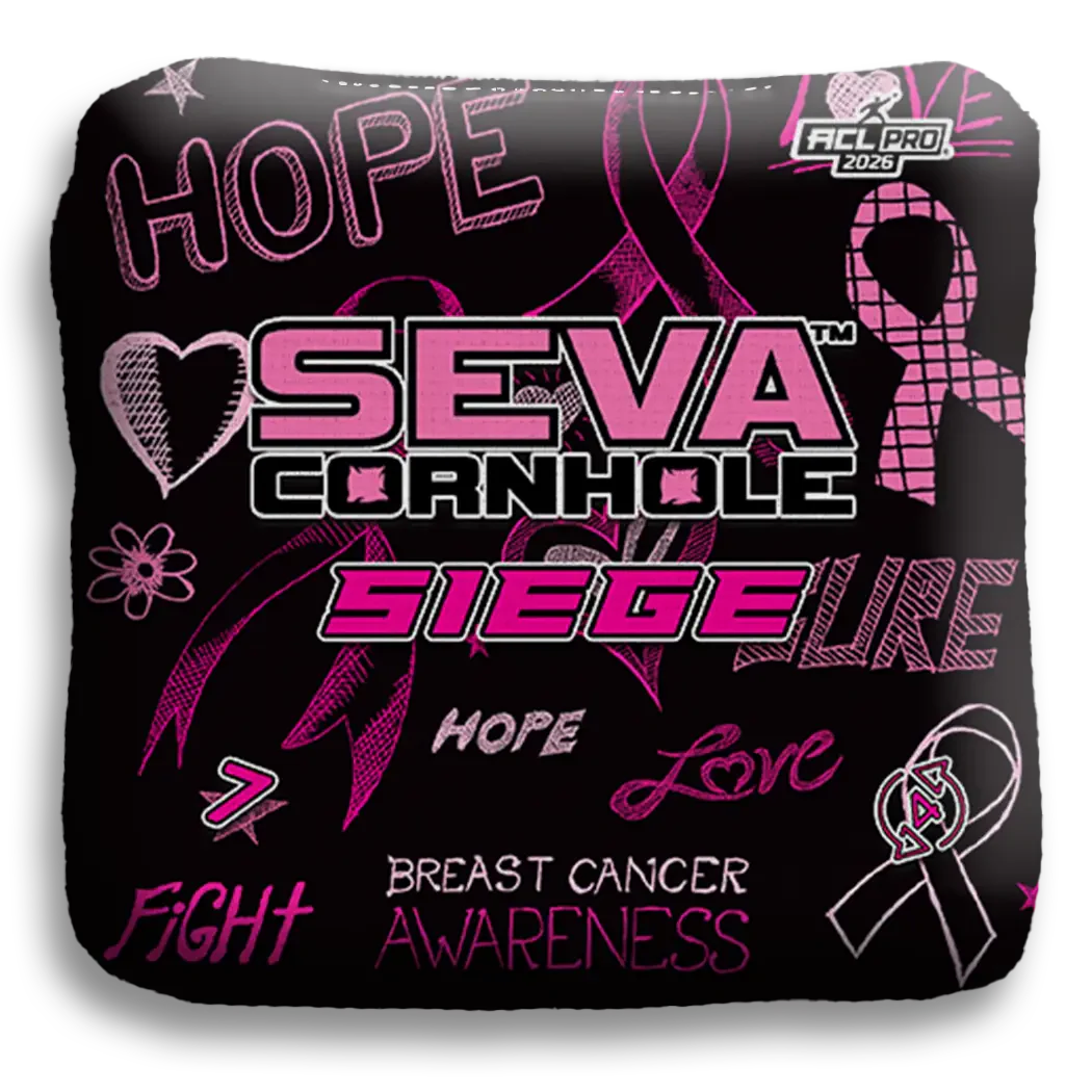 SEVA Cornhole - Breast Cancer Awareness Special Edition - Set of 4 Cornhole bags