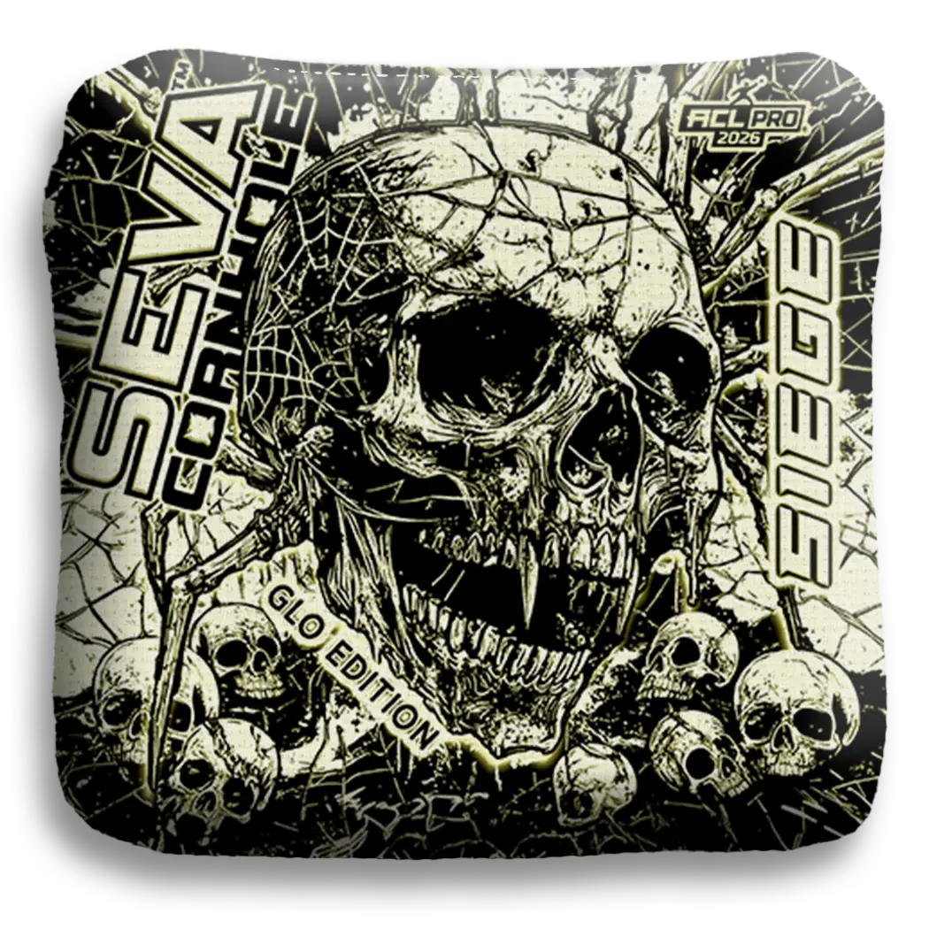SEVA Cornhole - Halloween Special GLO Edition - Set of 4 Cornhole bags