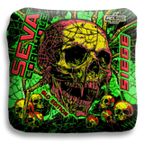 SEVA Cornhole - Halloween Special GLO Edition - Set of 4 Cornhole bags