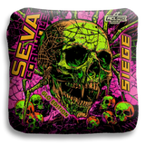 SEVA Cornhole - Halloween Special GLO Edition - Set of 4 Cornhole bags