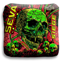 SEVA Cornhole - Halloween Special GLO Edition - Set of 4 Cornhole bags