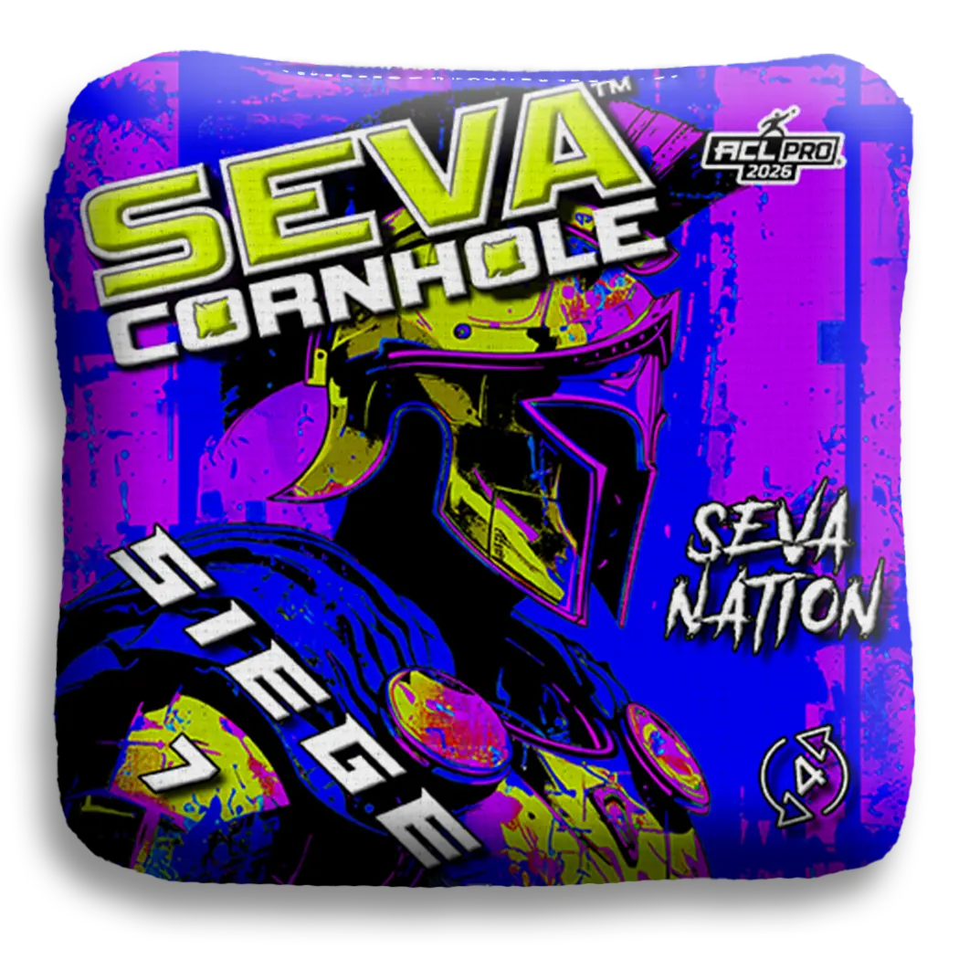 SEVA Cornhole - Siege - Warrior - Set of 4 Cornhole Bags