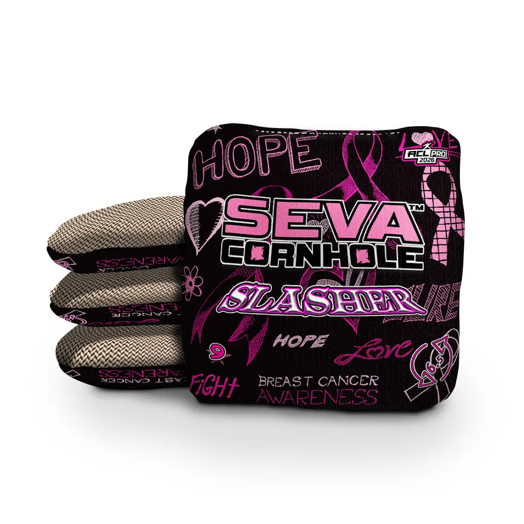 SEVA Cornhole - Breast Cancer Awareness Special Edition - Set of 4 Cornhole bags