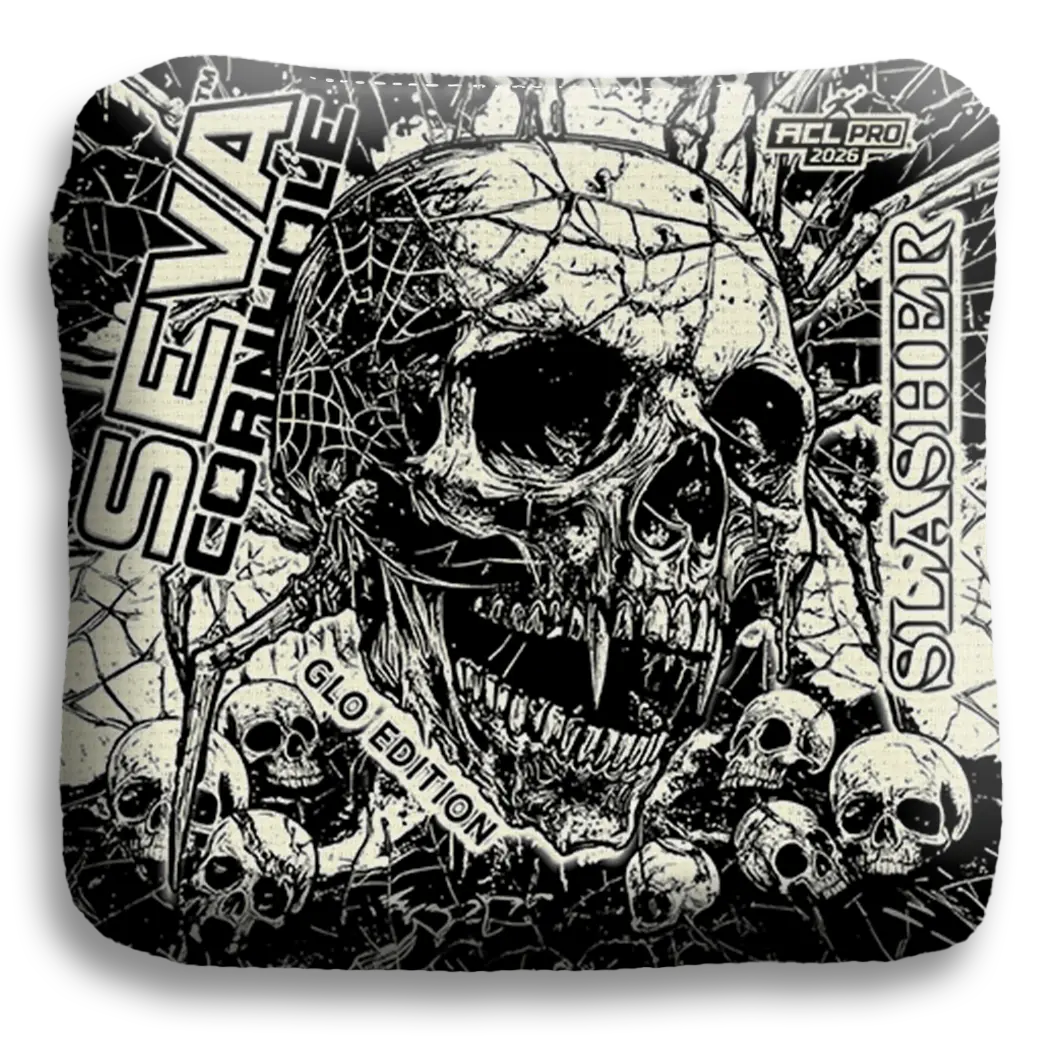 SEVA Cornhole - Halloween Special GLO Edition - Set of 4 Cornhole bags