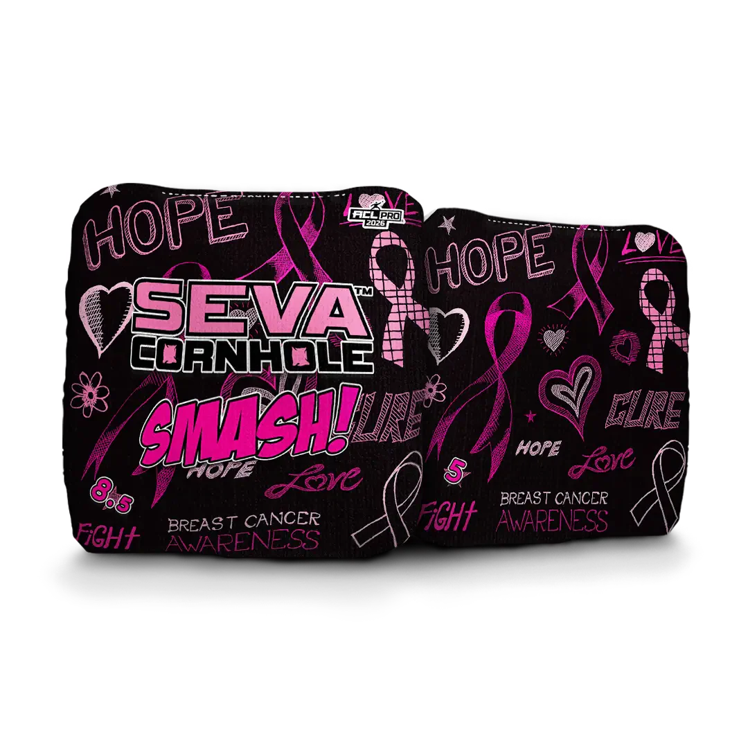 SEVA Cornhole - Breast Cancer Awareness Special Edition - Set of 4 Cornhole bags