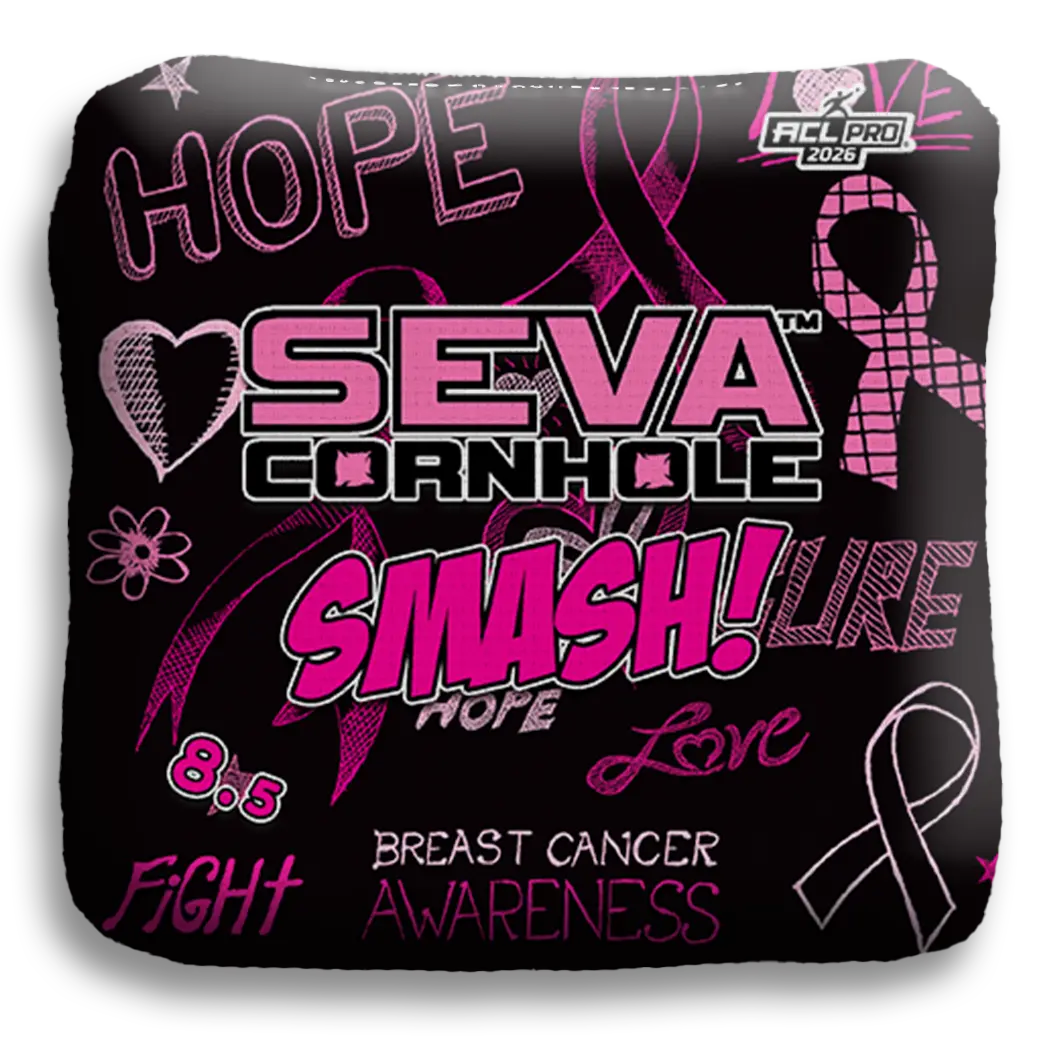 SEVA Cornhole - Breast Cancer Awareness Special Edition - Set of 4 Cornhole bags