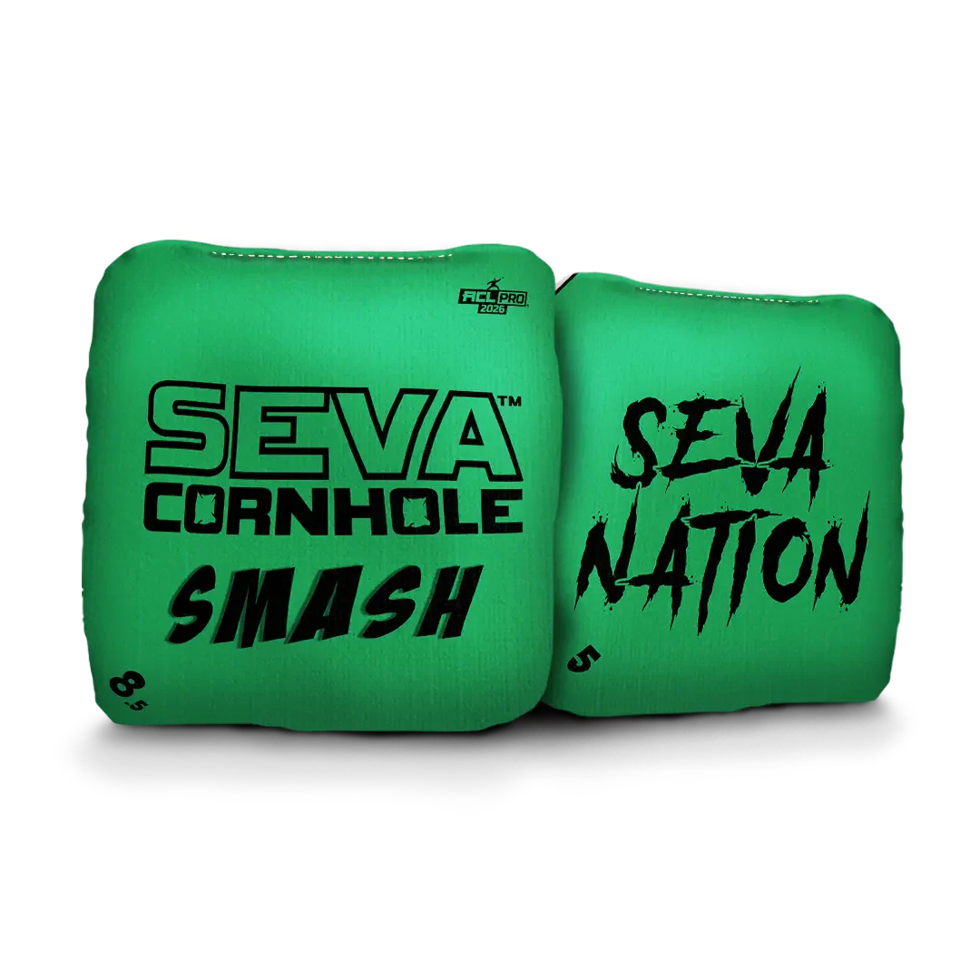SEVA Cornhole - Smash - Broadcast Approved Edition - Set of 4 Cornhole bags