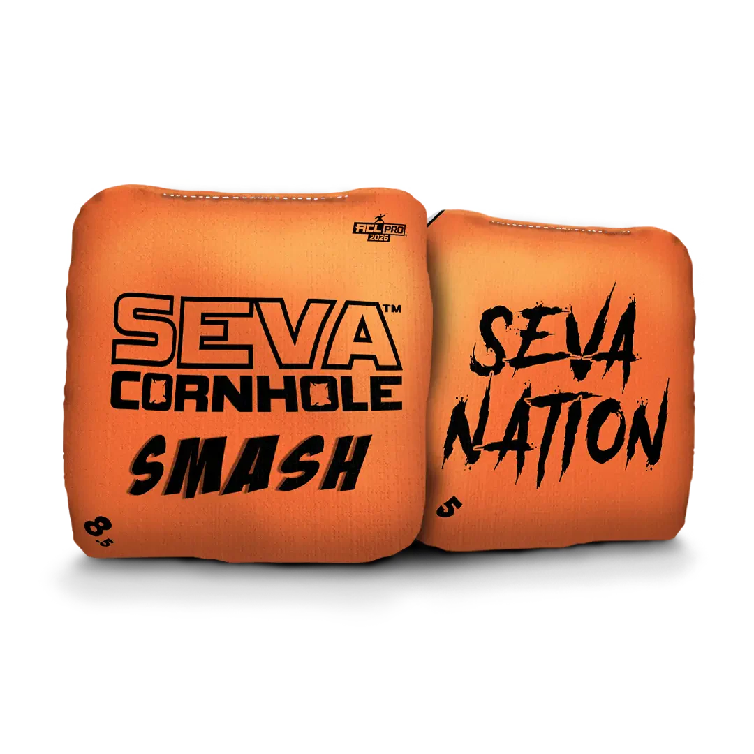 SEVA Cornhole - Smash - Broadcast Approved Edition - Set of 4 Cornhole bags