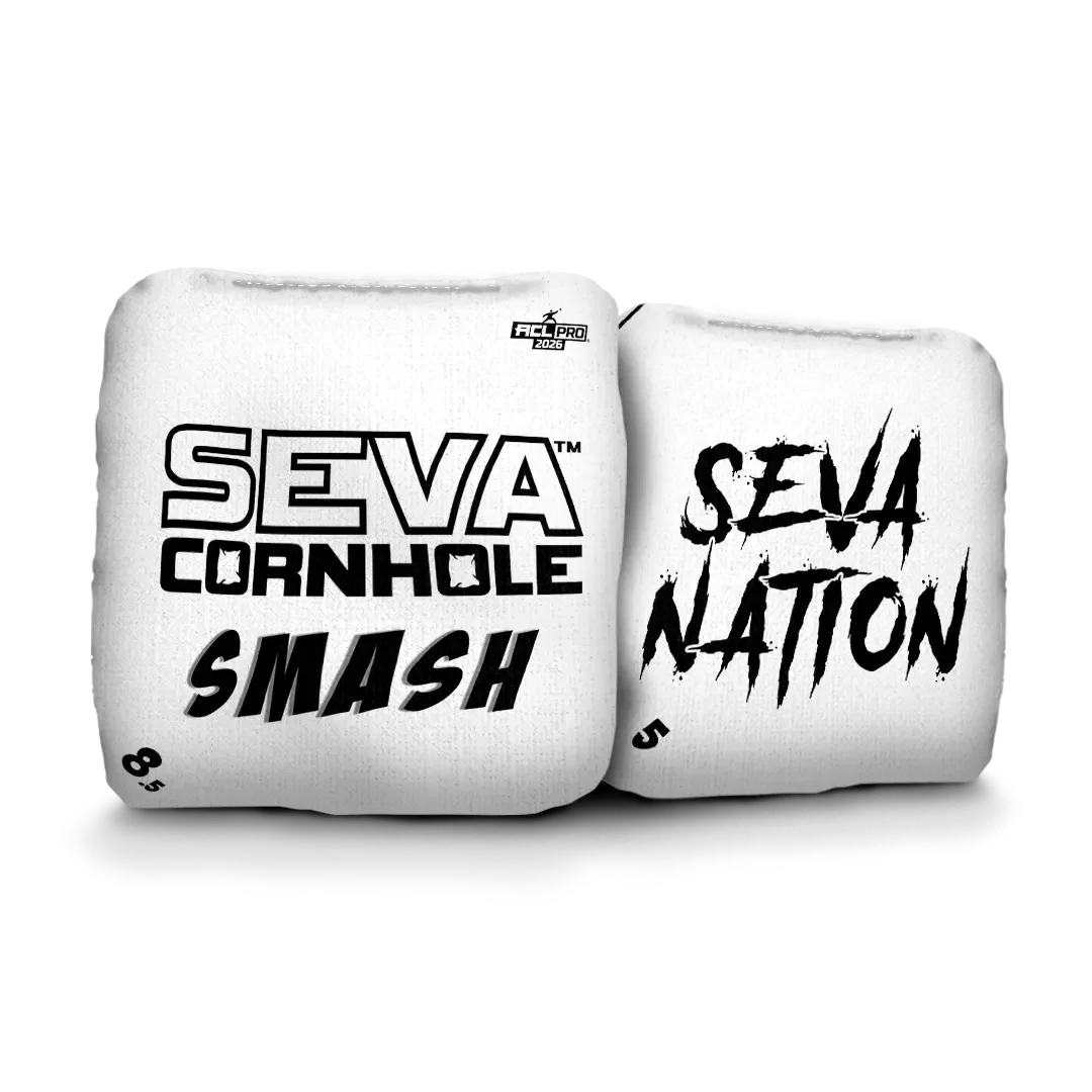 SEVA Cornhole - Smash - Broadcast Approved Edition - Set of 4 Cornhole bags