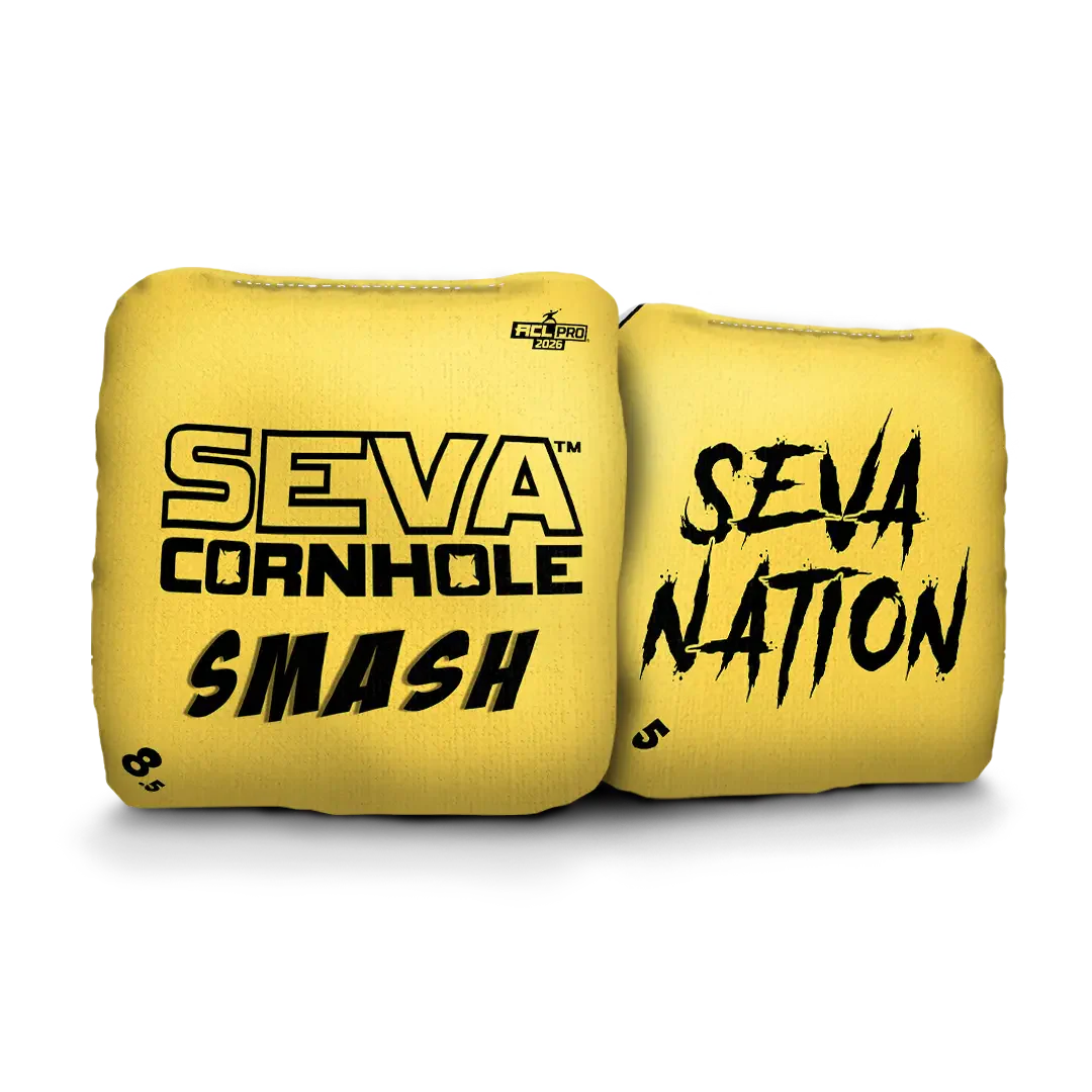 SEVA Cornhole - Smash - Broadcast Approved Edition - Set of 4 Cornhole bags