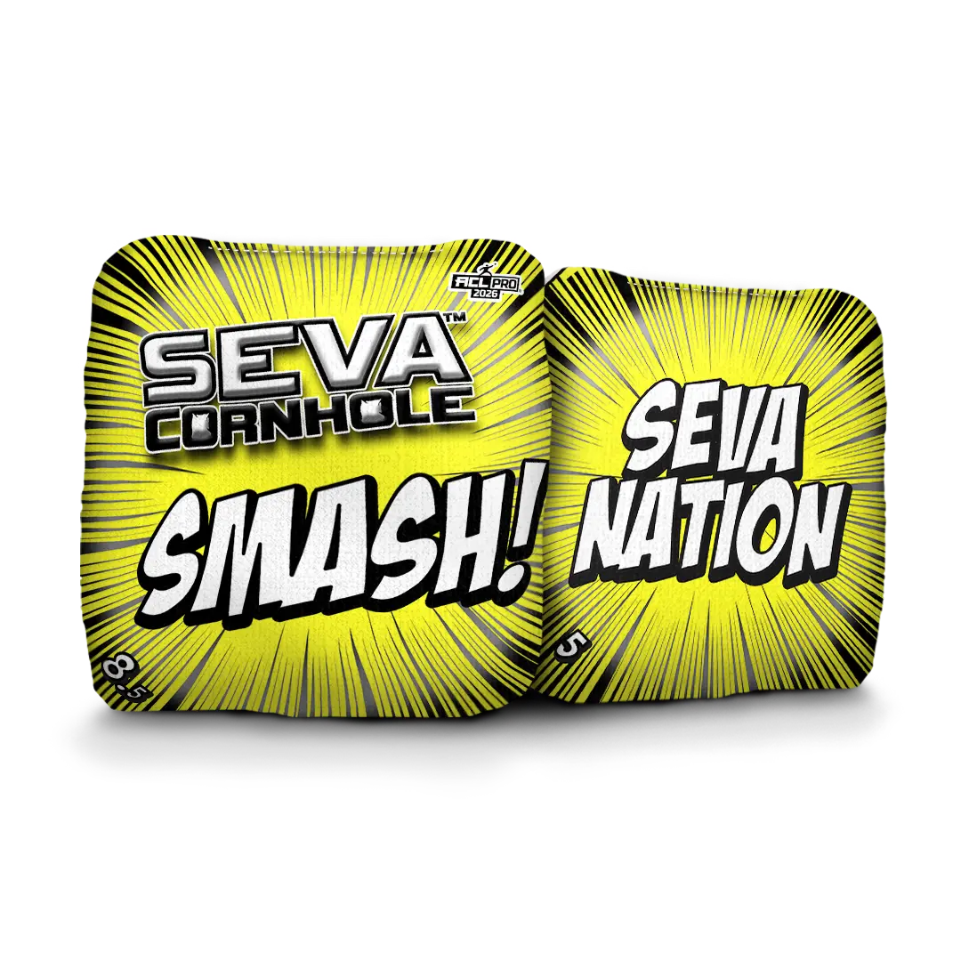 SEVA Cornhole - Smash - ColorRush - Set of 4 Cornhole Bags