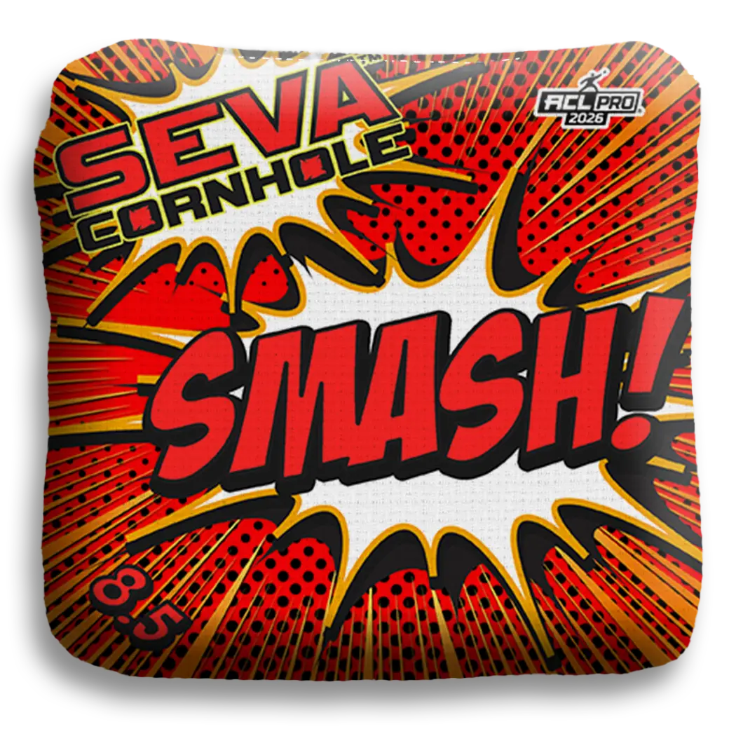 SEVA Cornhole - Smash - Comic - Set of 4 Cornhole Bags
