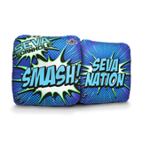 SEVA Cornhole - Smash - Comic - Set of 4 Cornhole Bags