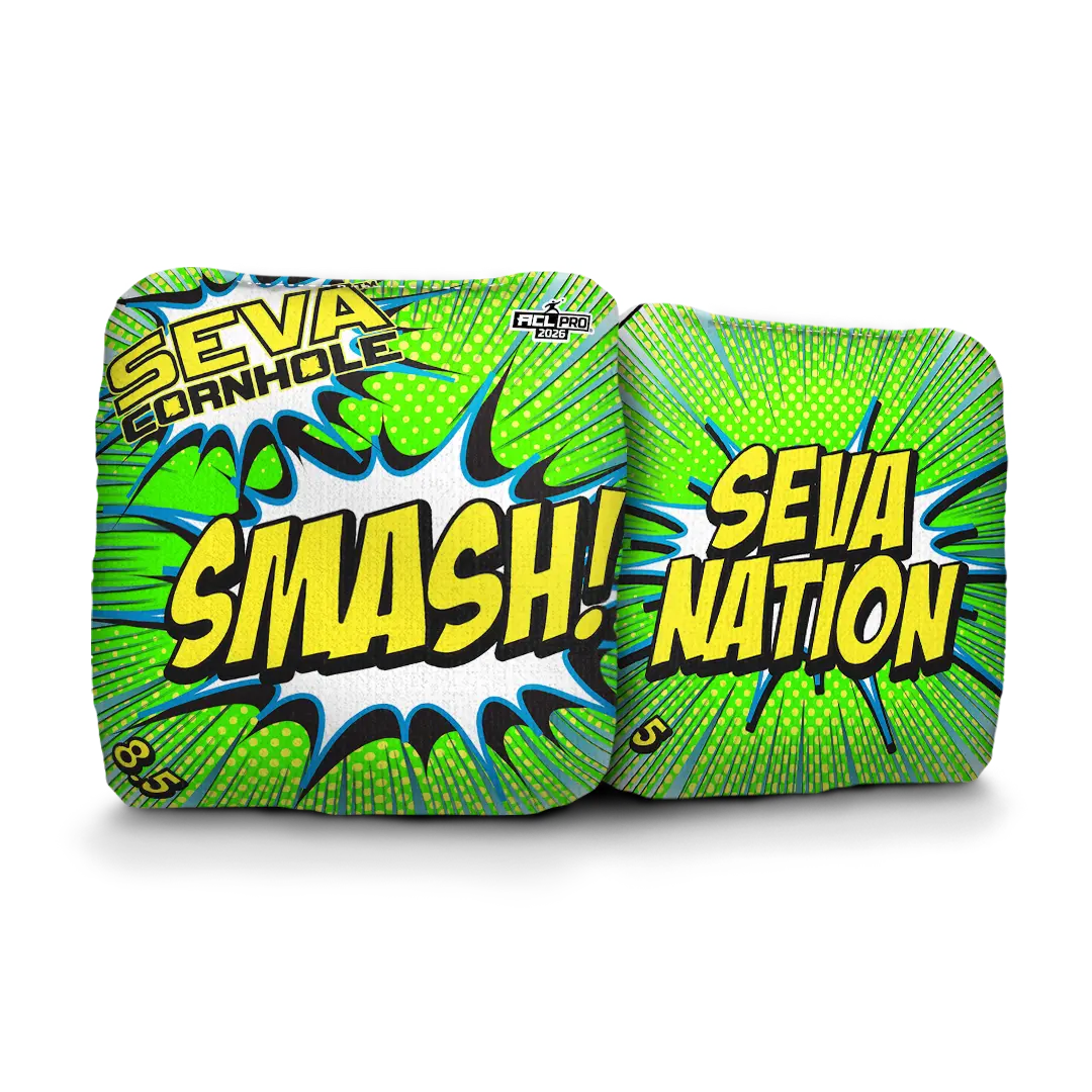 SEVA Cornhole - Smash - Comic - Set of 4 Cornhole Bags