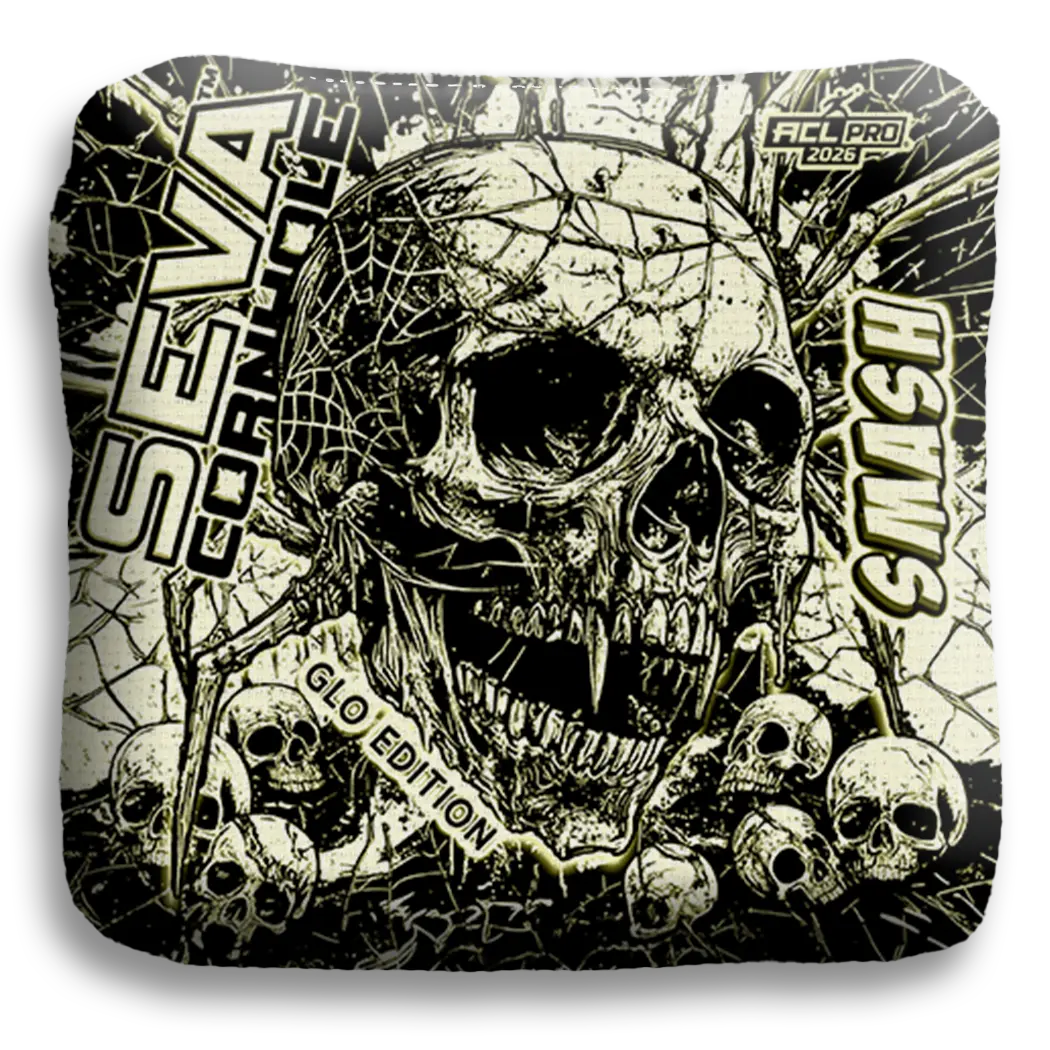SEVA Cornhole - Halloween Special GLO Edition - Set of 4 Cornhole bags