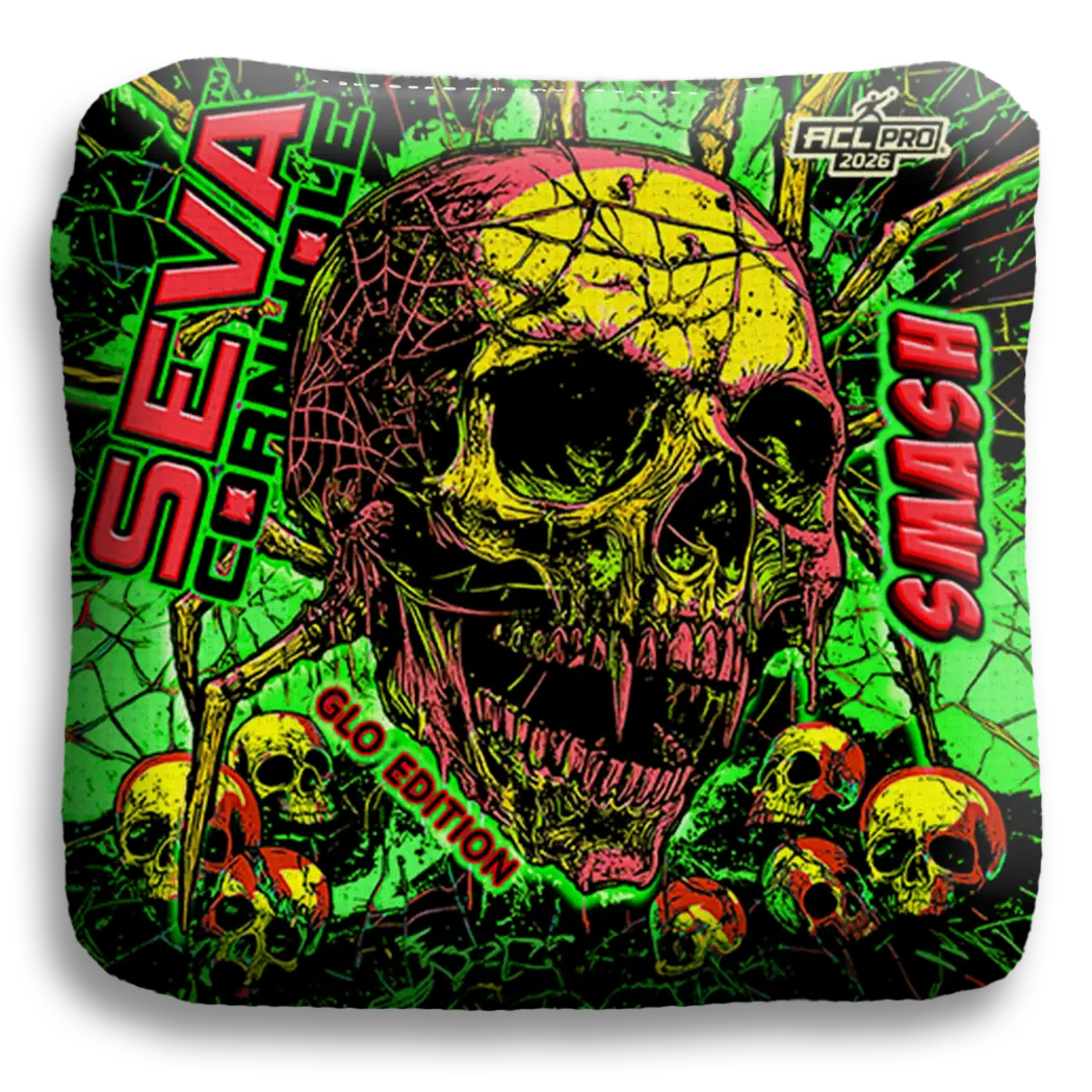 SEVA Cornhole - Halloween Special GLO Edition - Set of 4 Cornhole bags