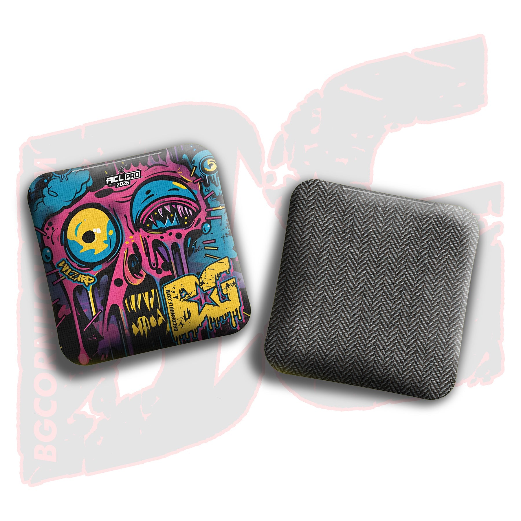 BG Cornhole 2026 Multiple Bag Models  “MELTDOWN MODE” - ACL Pro Stamped Cornhole Bags - SET OF 4 BAGS