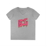 BG Cornhole Women's Drip V-Neck T-Shirt - Multiple Colors