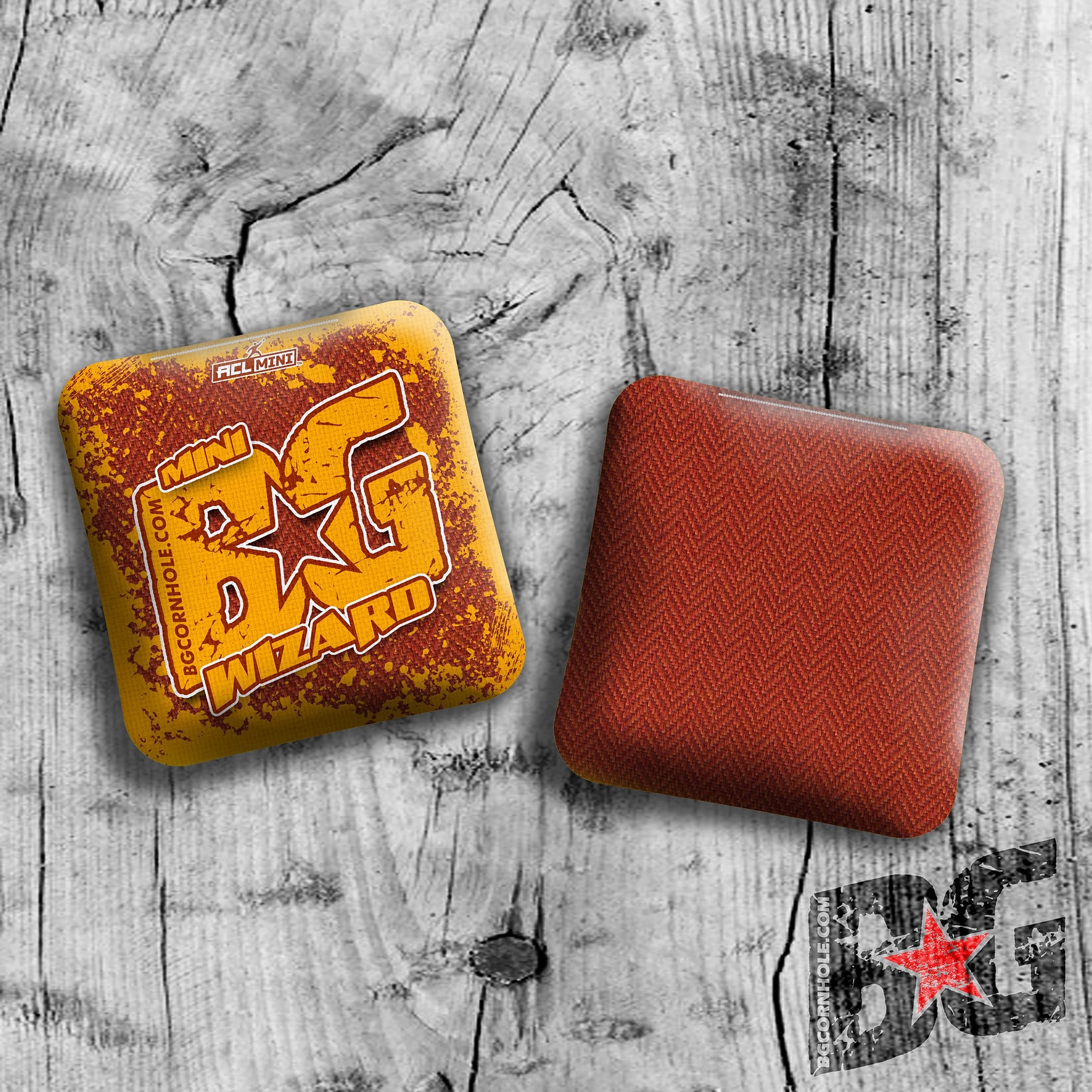 BG Cornhole 2025 BG WIZARD 4" Mini Cornhole Bags - “STANDARD” - Set of 4 Bags