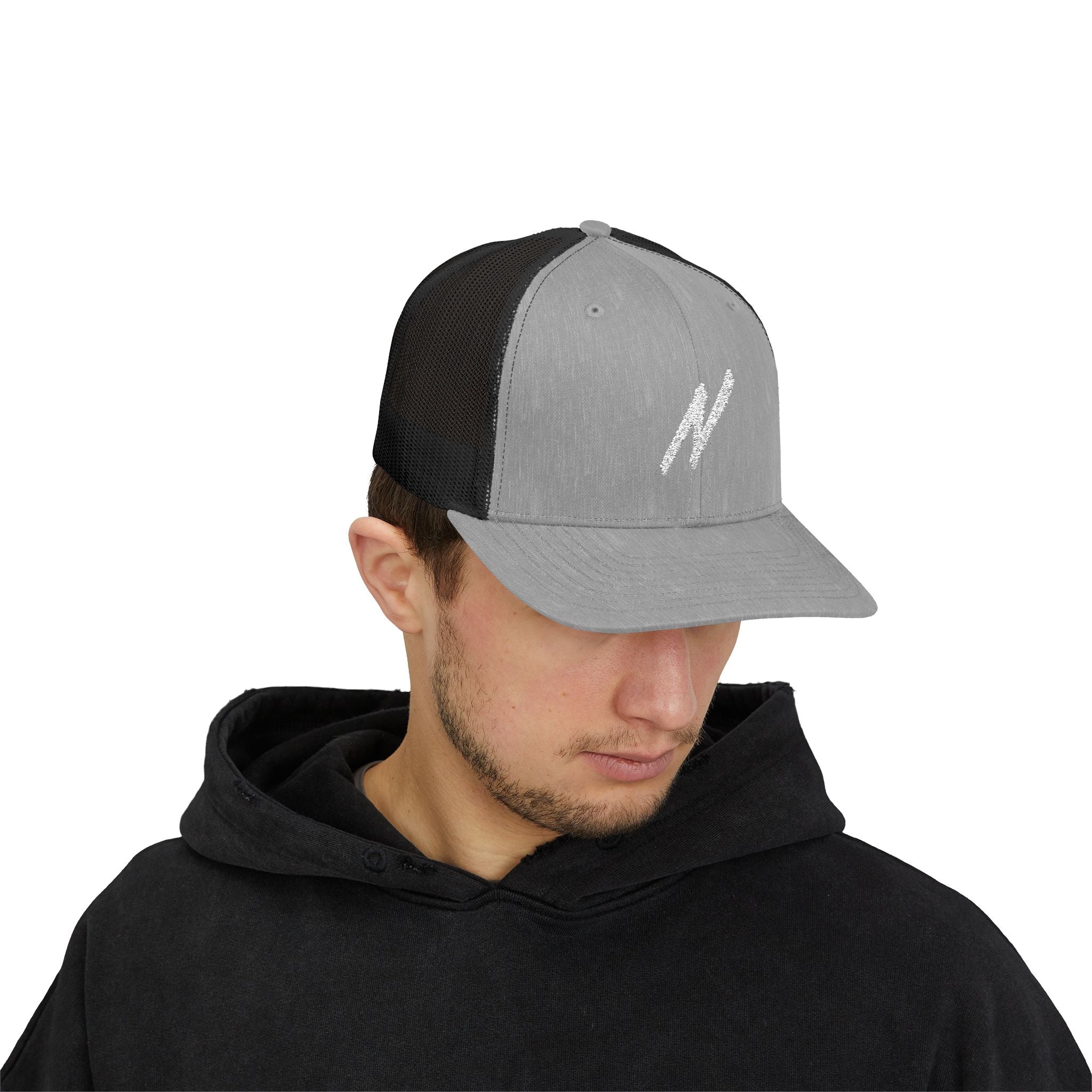 NICE Throw Shop Trucker Cap with N Design – Multiple Colors