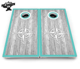 Anchor & Compass Cornhole Boards - Pro Solution Elite Series