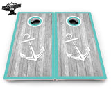 Anchor & Compass Cornhole Boards - Pro Solution Elite Series