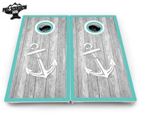 Anchor & Compass Cornhole Boards - Pro Solution Elite Series