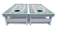 Anchor & Compass Cornhole Boards - All Weather Series
