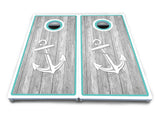 Anchor & Compass Cornhole Boards - All Weather Series