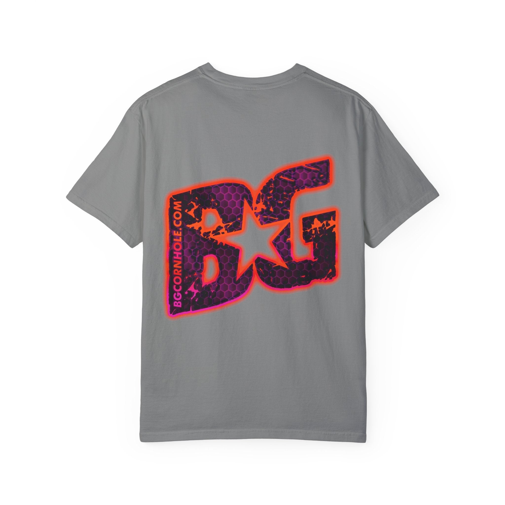 BG Cornhole Orange/Purple Hex Glow Unisex Comfort Colors - Multiple Colors