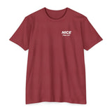 NICE Throw Shop Unisex Tee White Logo – Multiple Colors
