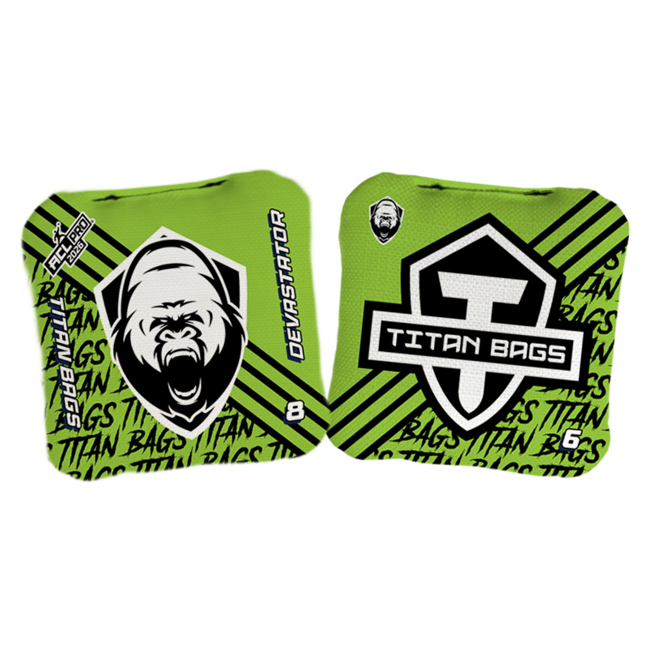 Titan Bags Devastator - 2026 ACL PRO Approved Toss Bags - Set of 4