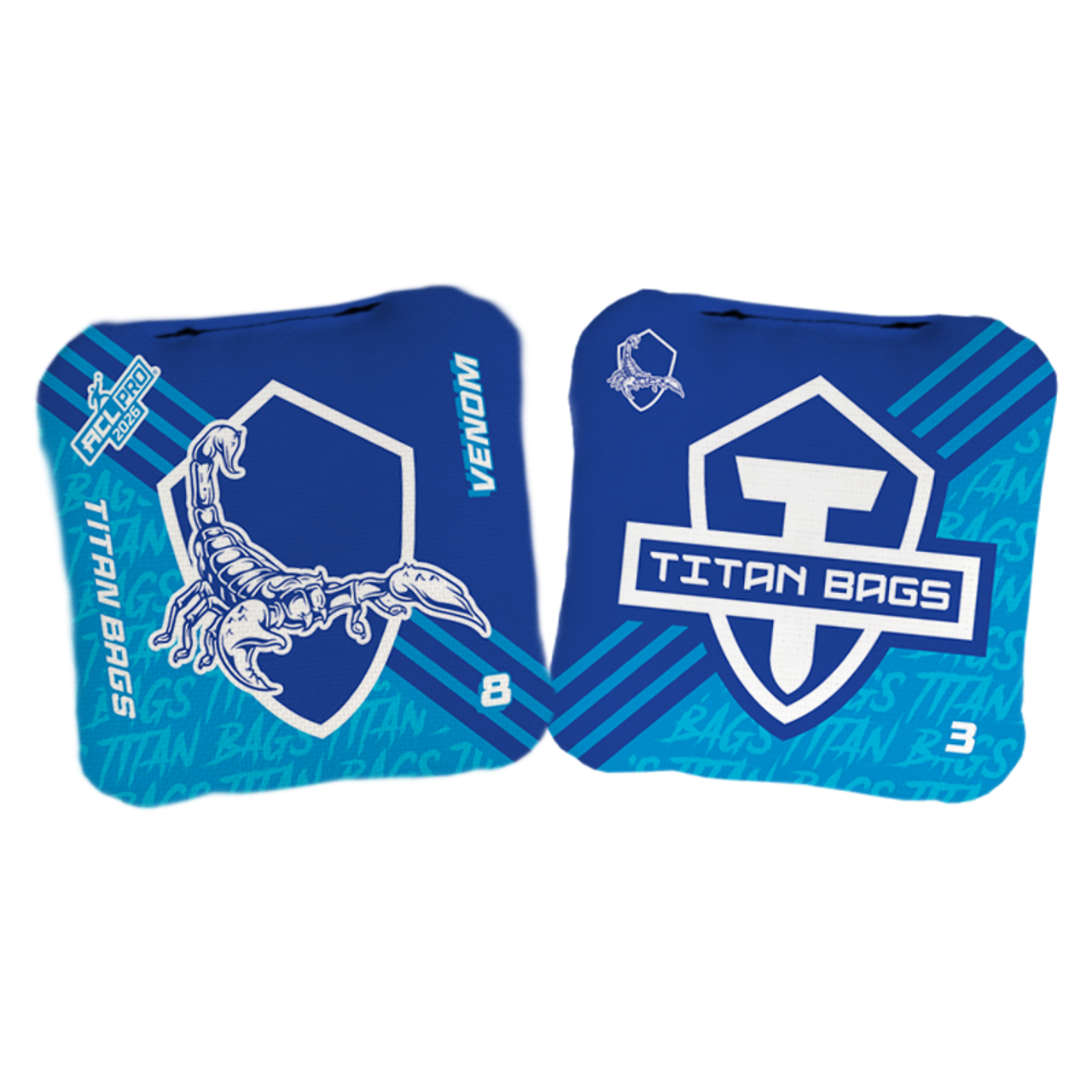 Titan Bags Venom - 2026 ACL PRO Approved Toss Bags - Set of 4