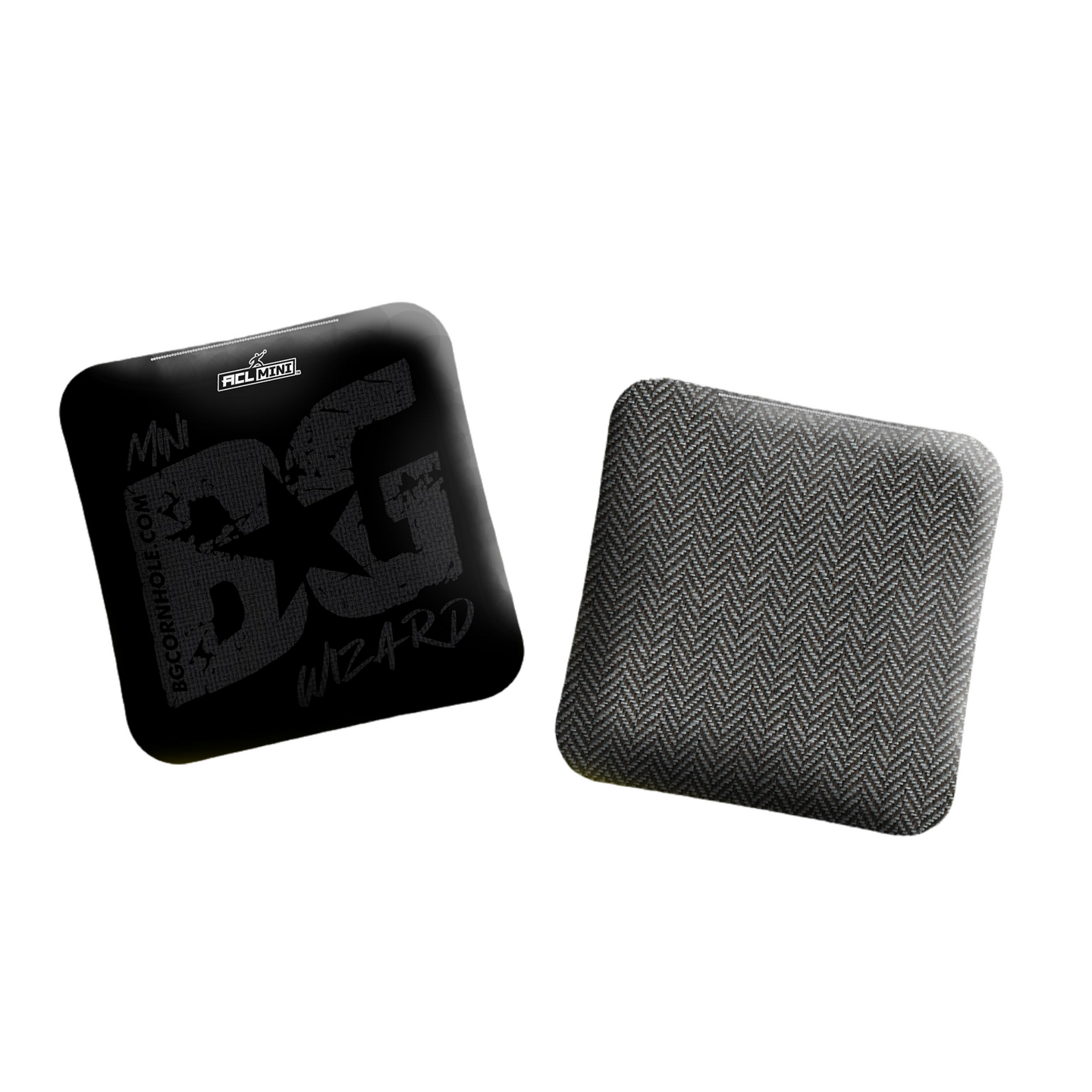 BG Cornhole MULTIPLE BAG TYPES - 2025 BG BLACKOUT 4" Mini Cornhole Bags- Set of 4 Bags