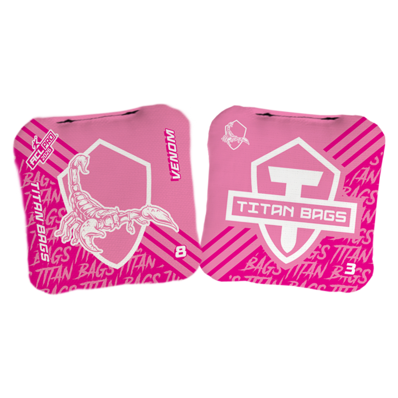 Titan Bags Venom - 2026 ACL PRO Approved Toss Bags - Set of 4
