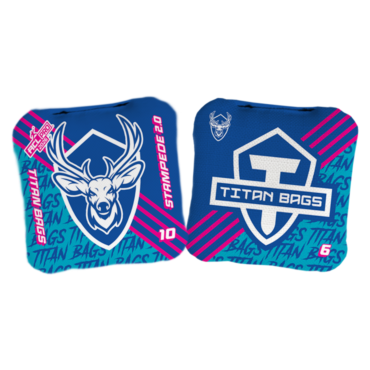 Titan Bags Stampede 2.0 - 2026 ACL PRO Approved Toss Bags - Set of 4