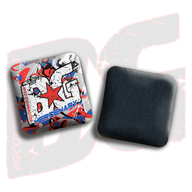 BG Cornhole 2026 COMP BG MERCENARY - "Modern" - ACL Comp Stamped Cornhole Bags - SET OF 4 BAGS