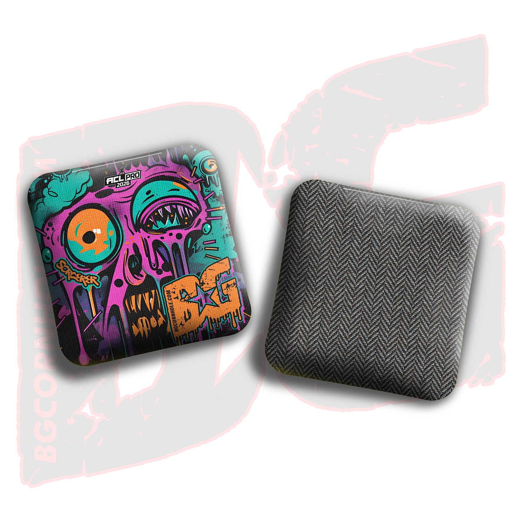 BG Cornhole 2026 Multiple Bag Models  “MELTDOWN MODE” - ACL Pro Stamped Cornhole Bags - SET OF 4 BAGS
