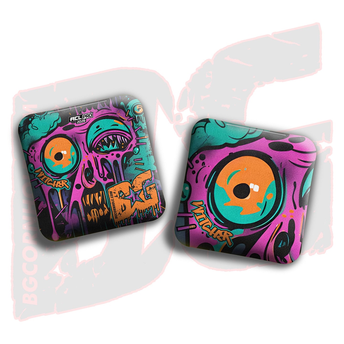 BG Cornhole 2026 Multiple Bag Models  “MELTDOWN MODE” - ACL Pro Stamped Cornhole Bags - SET OF 4 BAGS