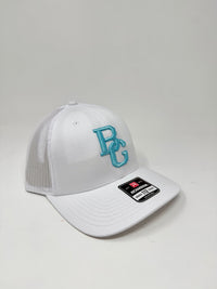 BG Cornhole White 112 Trucker Hat - Colored Embroidery - RICHARDSON