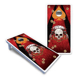 Artist Series Cornhole Boards - All Weather Series - Deadman's Hand