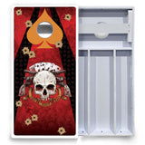 Artist Series Cornhole Boards - All Weather Series - Deadman's Hand
