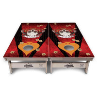 Artist Series Cornhole Boards - Professional Tournament Series - Deadman's Hand