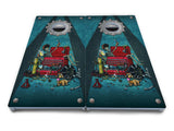 Artist Series Cornhole Boards - All Weather Series - Split Design