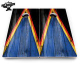 Team Color Triangle Cornhole Boards - Pro Solution Elite Series