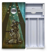 Artist Series Cornhole Boards - All Weather Series - Split Design