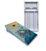Artist Series Cornhole Boards - All Weather Series - Split Design
